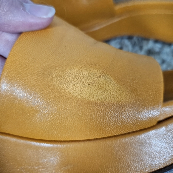 Labucq Solar Slide Sandals Marigold Size 40 - Picture 8 of 12